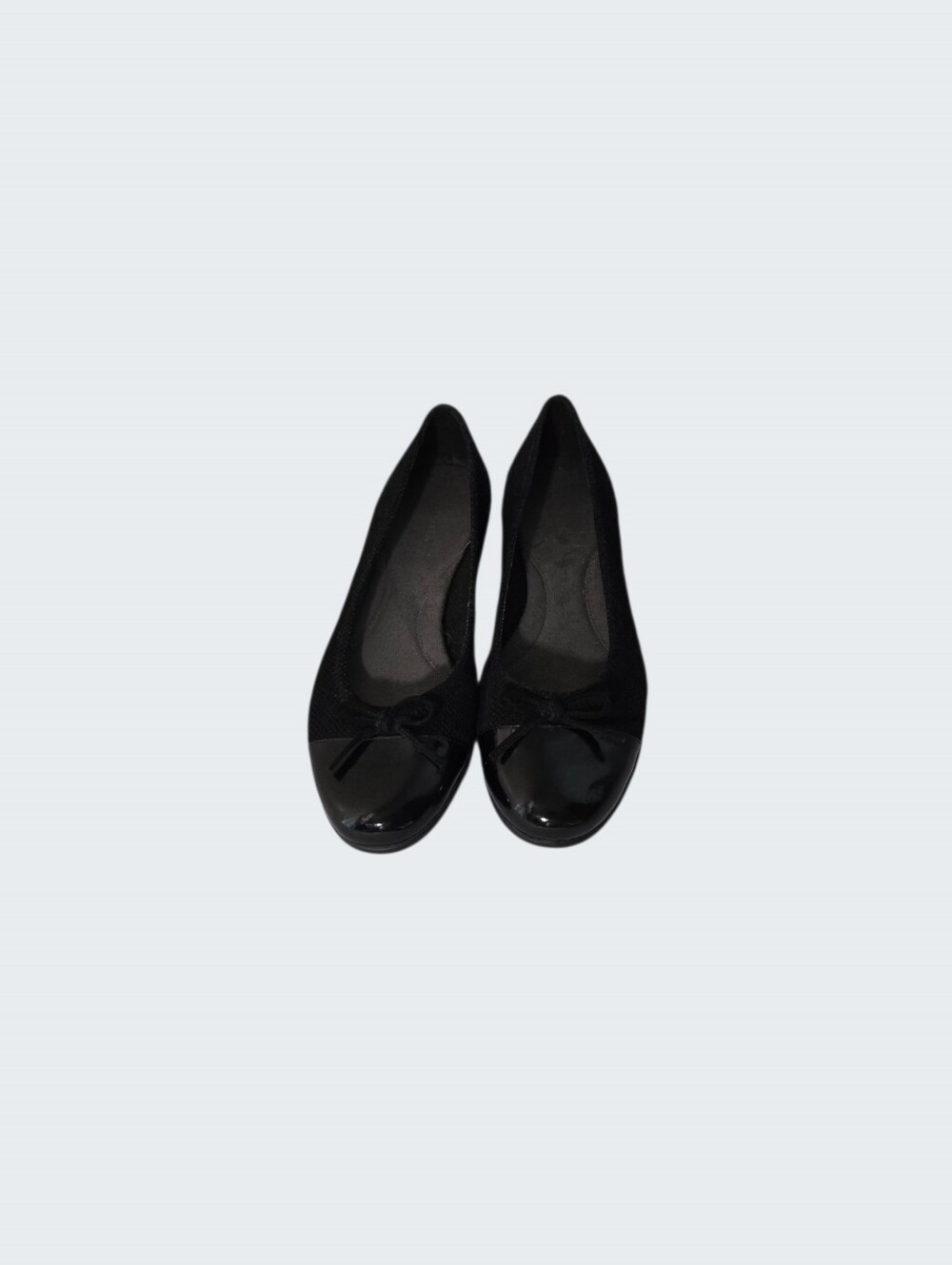 Aerosoles Classic Black Women's Ballet Flats with Bow Sze 11